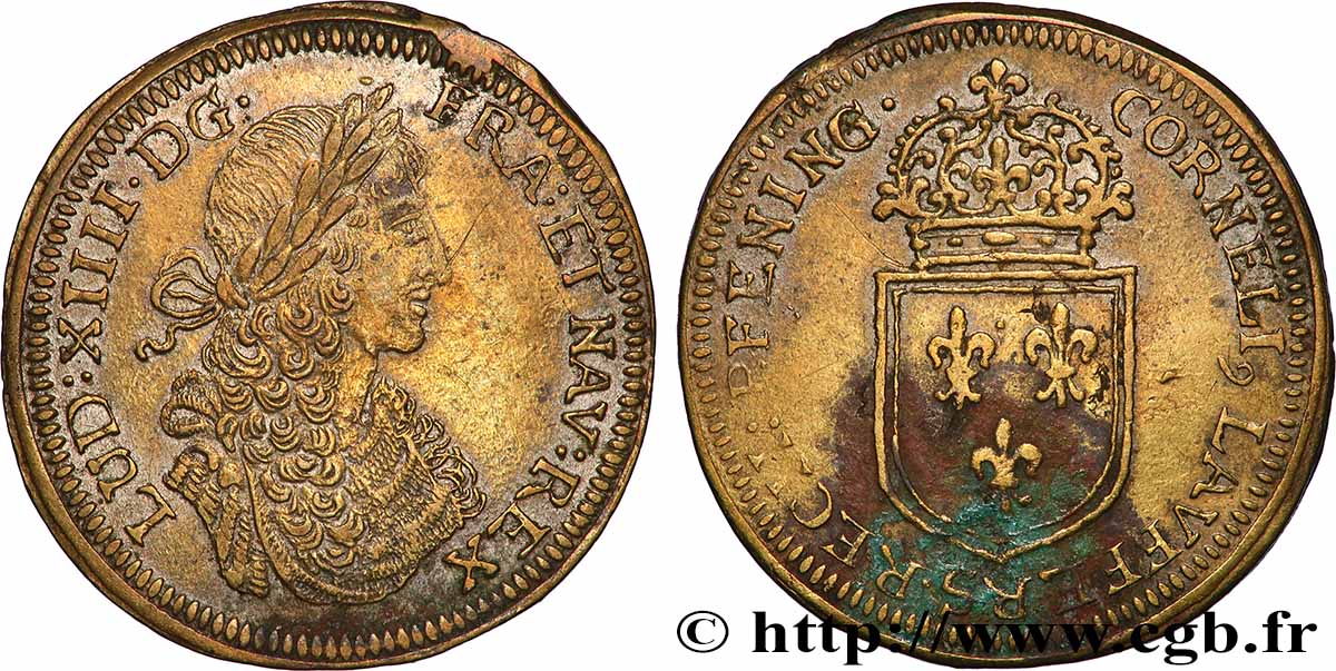 ROUYER - X. NUREMBERG JETONS AND TOKENS Cornelius Lauffer, jeton de compte VF