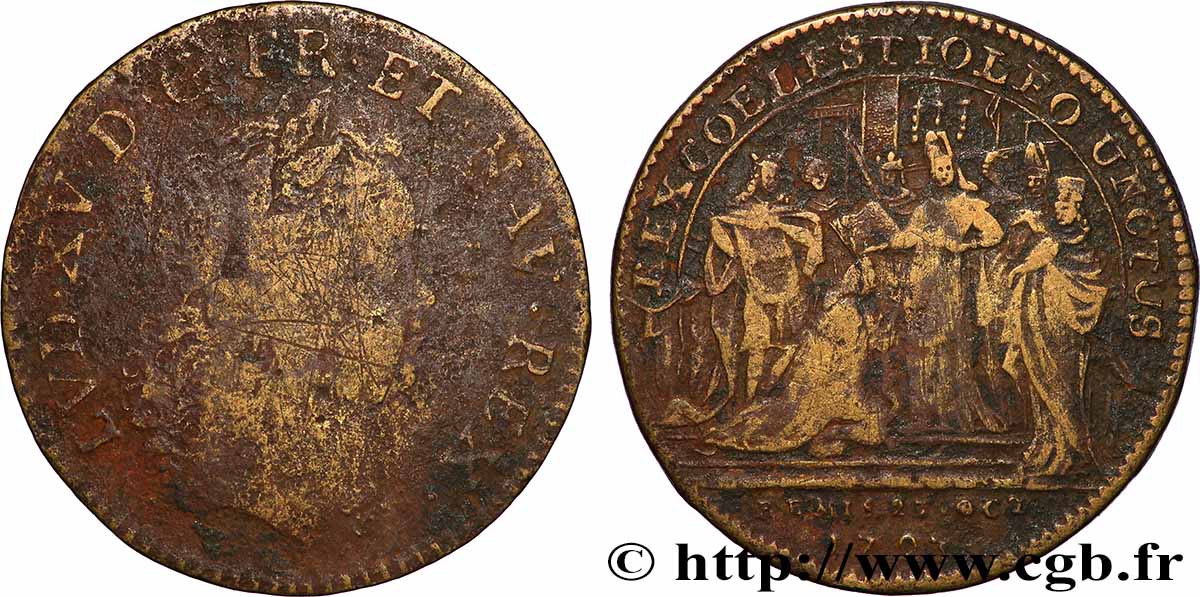 CONSECRATION IN REIMS Louis XV VF