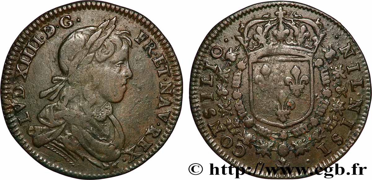 CONSEIL DU ROI Louis XIV TB+