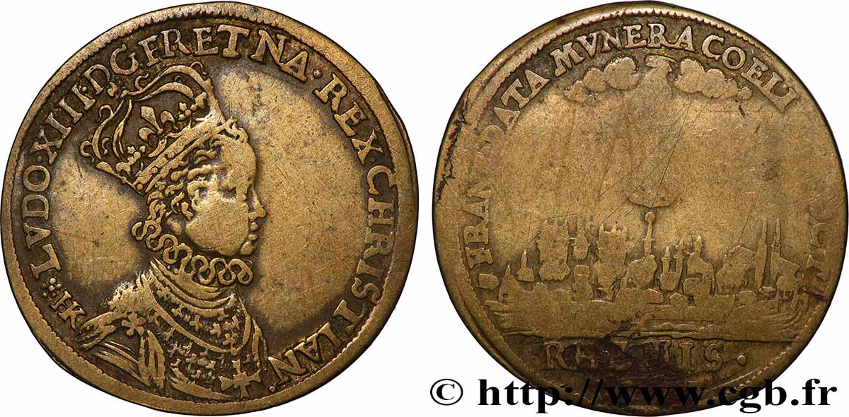 CONSECRATION IN REIMS Louis XIII XF