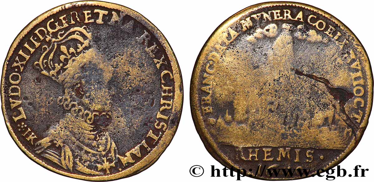 CONSECRATION IN REIMS Louis XIII VF