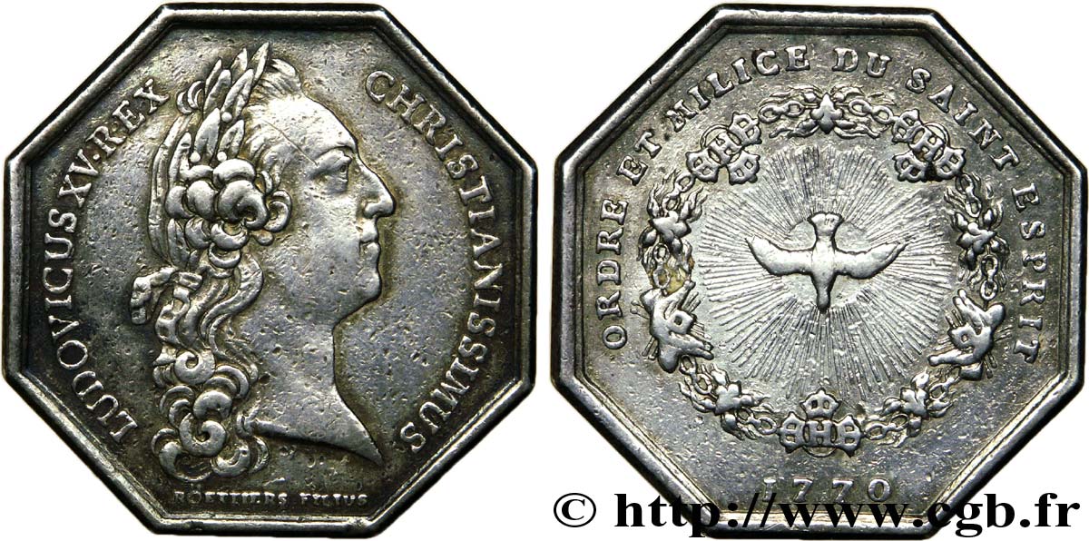 ORDRES DU ROI ORDRE DU SAINT ESPRIT, émission de 1770 TTB