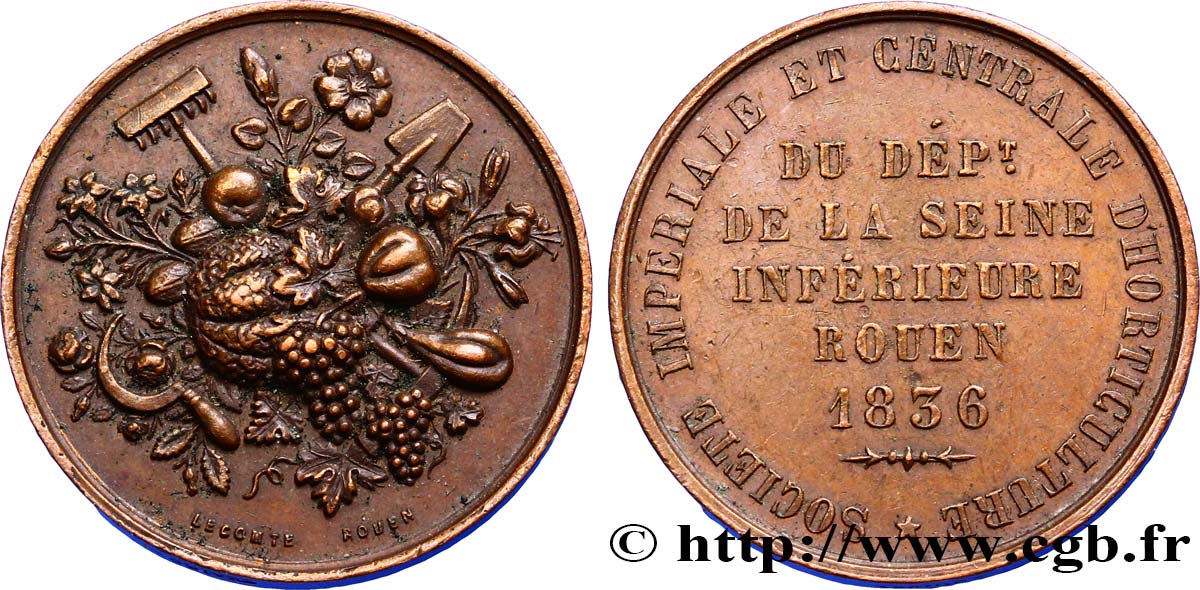 AGRICULTURAL, HORTICULTURAL, FISHING AND HUNTING SOCIETIES SOCIETE IMPÉRIALE ET CENTRALE D HORTICULTURE - ROUEN AU