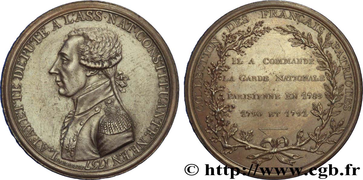 CONSTITUTION - ASSEMBLÉE NATIONALE Médaille de LaFayette SPL