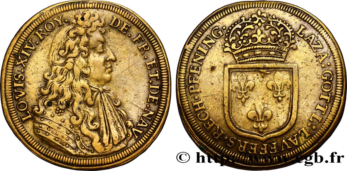 ROUYER - X. NUREMBERG JETONS AND TOKENS Louis XIV XF