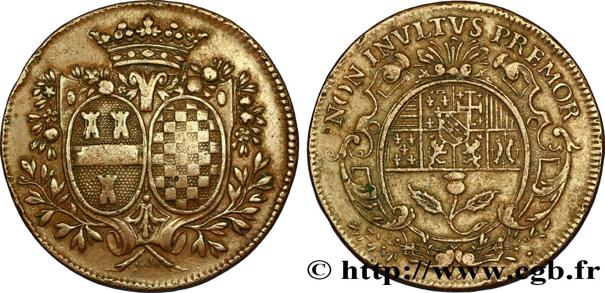 LORRAINE - NOBLESSE ET VILLES Mariage noble indéterminé TTB