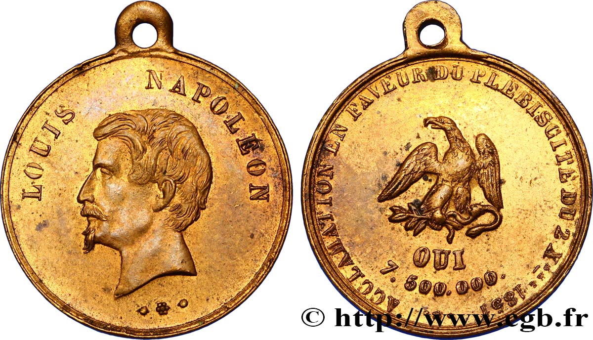 SEGUNDO IMPERIO FRANCES NAPOLÉON III EMPEREUR EBC