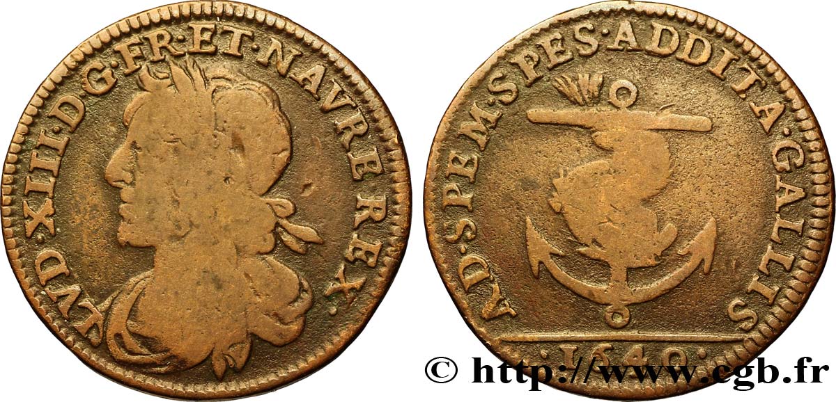 DAUPHINÉ - LOUIS, DAUPHIN (futur LOUIS XIV) Format double tournois TTB