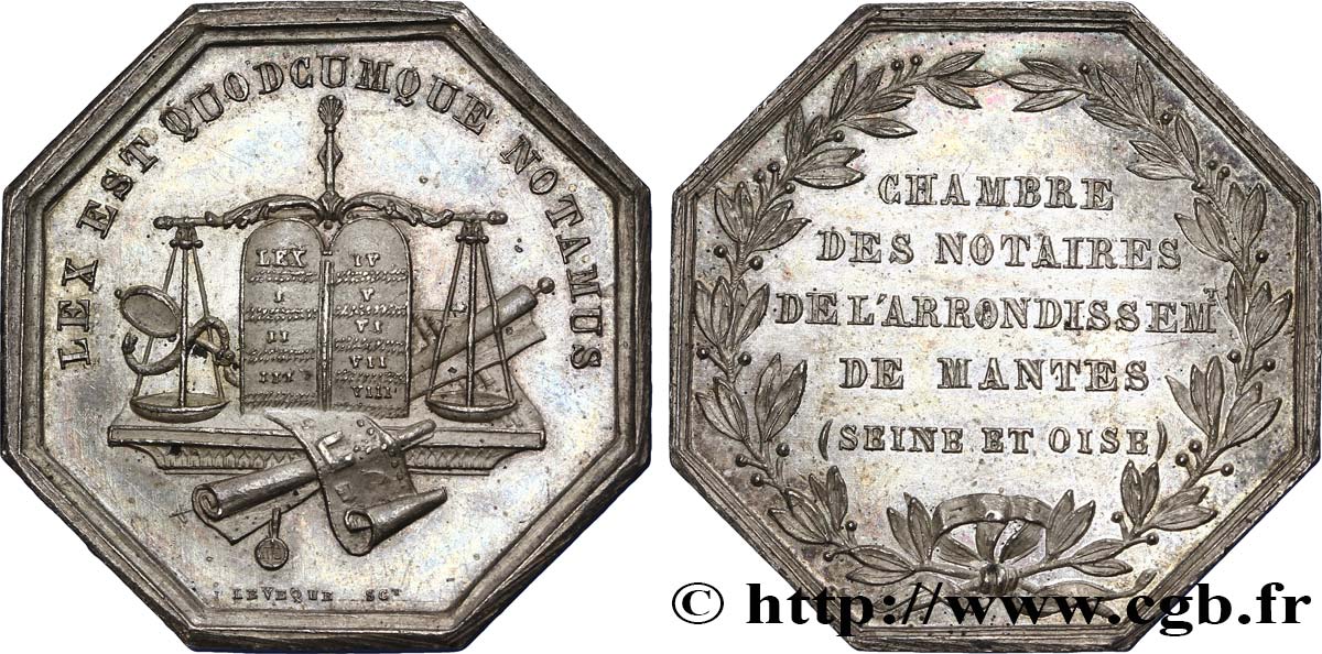 19TH CENTURY NOTARIES (SOLICITORS AND ATTORNEYS) Notaires de Mantes AU