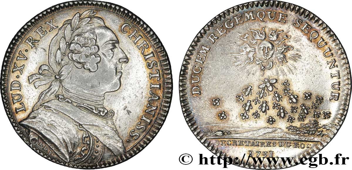 SECRÉTAIRES DU ROI Émission vers 1758 VZ