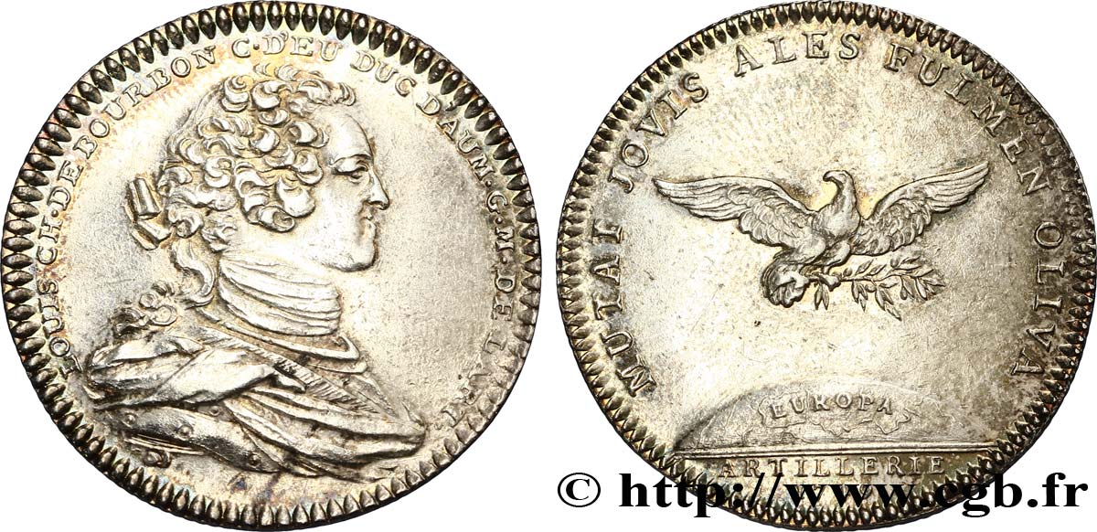 ARTILLERIE Louis-Charles de Bourbon, comte d’Eu - EUROPA TTB+
