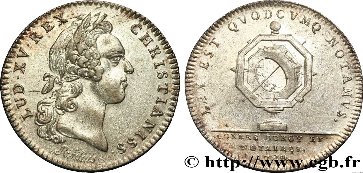 ROYAL NOTARIES Notaires de Paris émission de 1756 - Louis XV AU