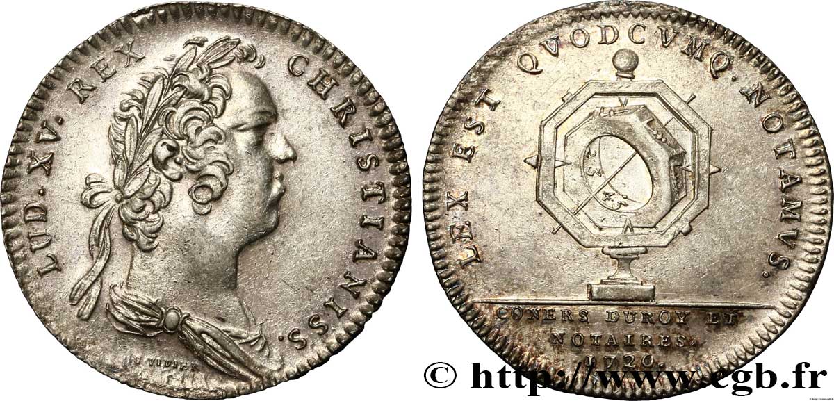 ROYAL NOTARIES Notaires de Paris, émission de 1731 - Louis XV AU