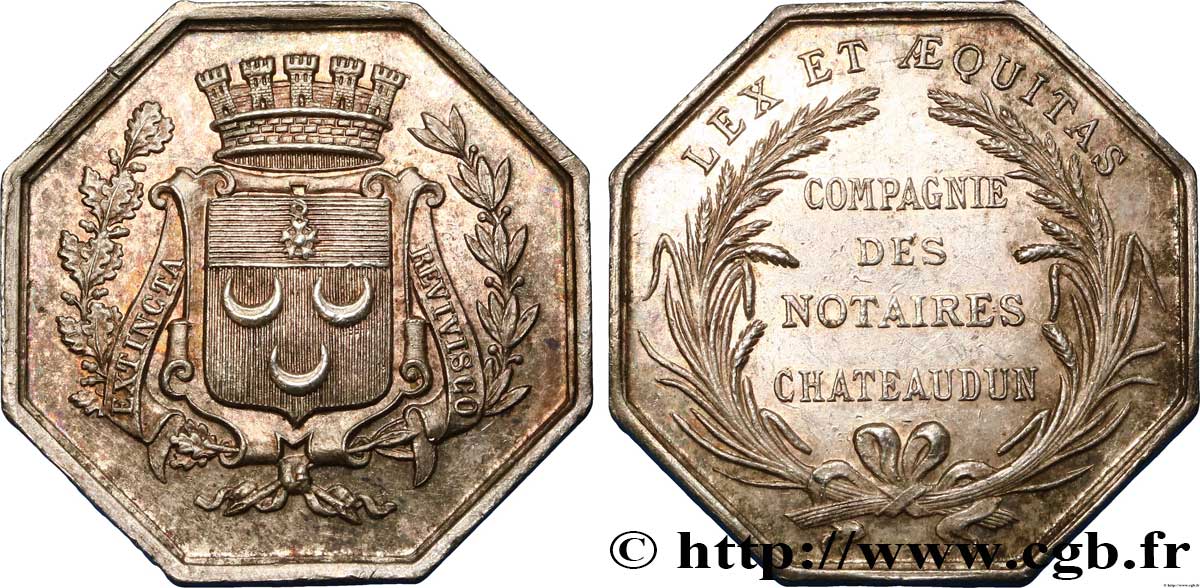 19TH CENTURY NOTARIES (SOLICITORS AND ATTORNEYS) Notaires de Châteaudun AU