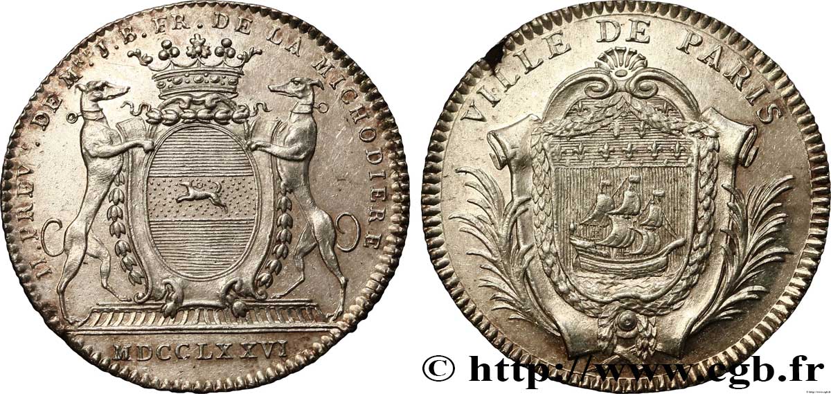 ILE DE FRANCE - TOWNS AND GENTRY Jean-Baptiste François de La Michodière XF