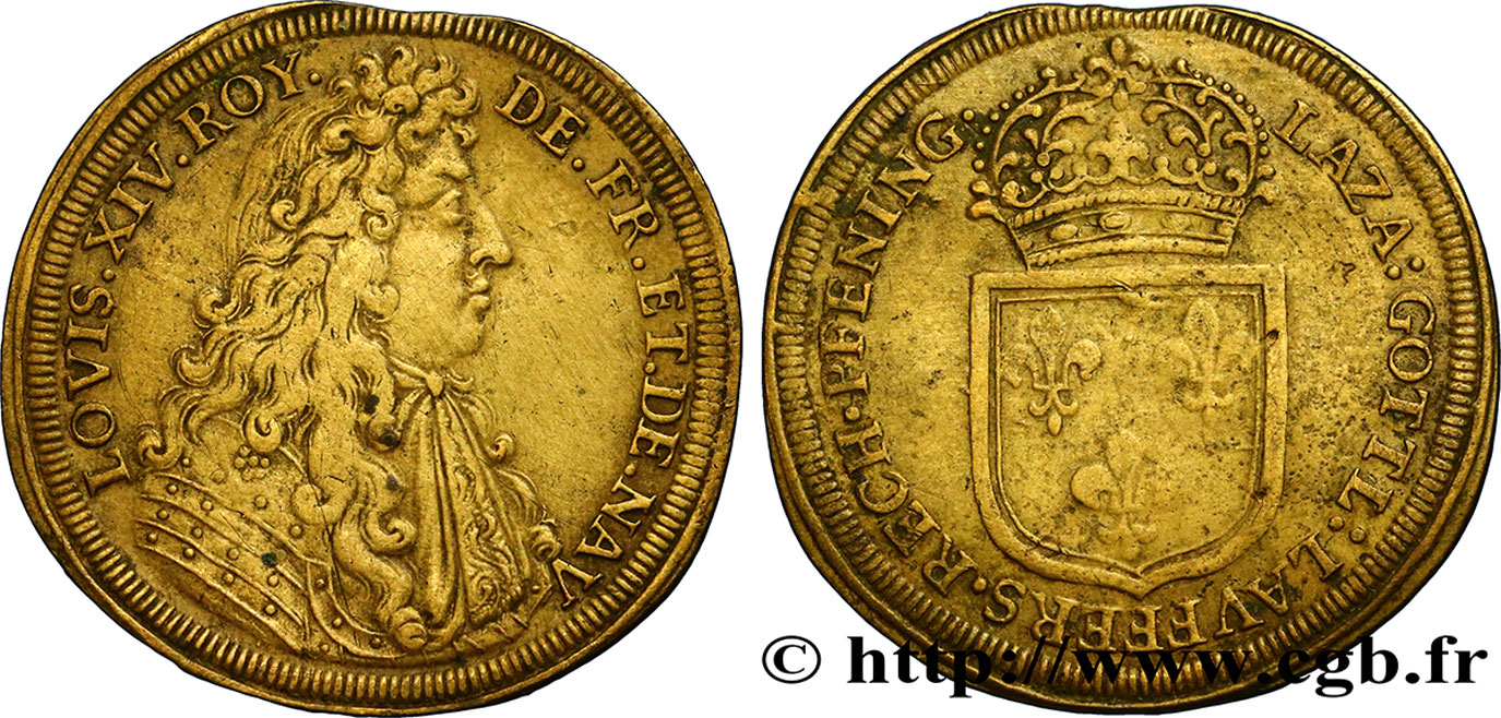 ROUYER - X. JETONS DE NUREMBERG Louis XIV TTB