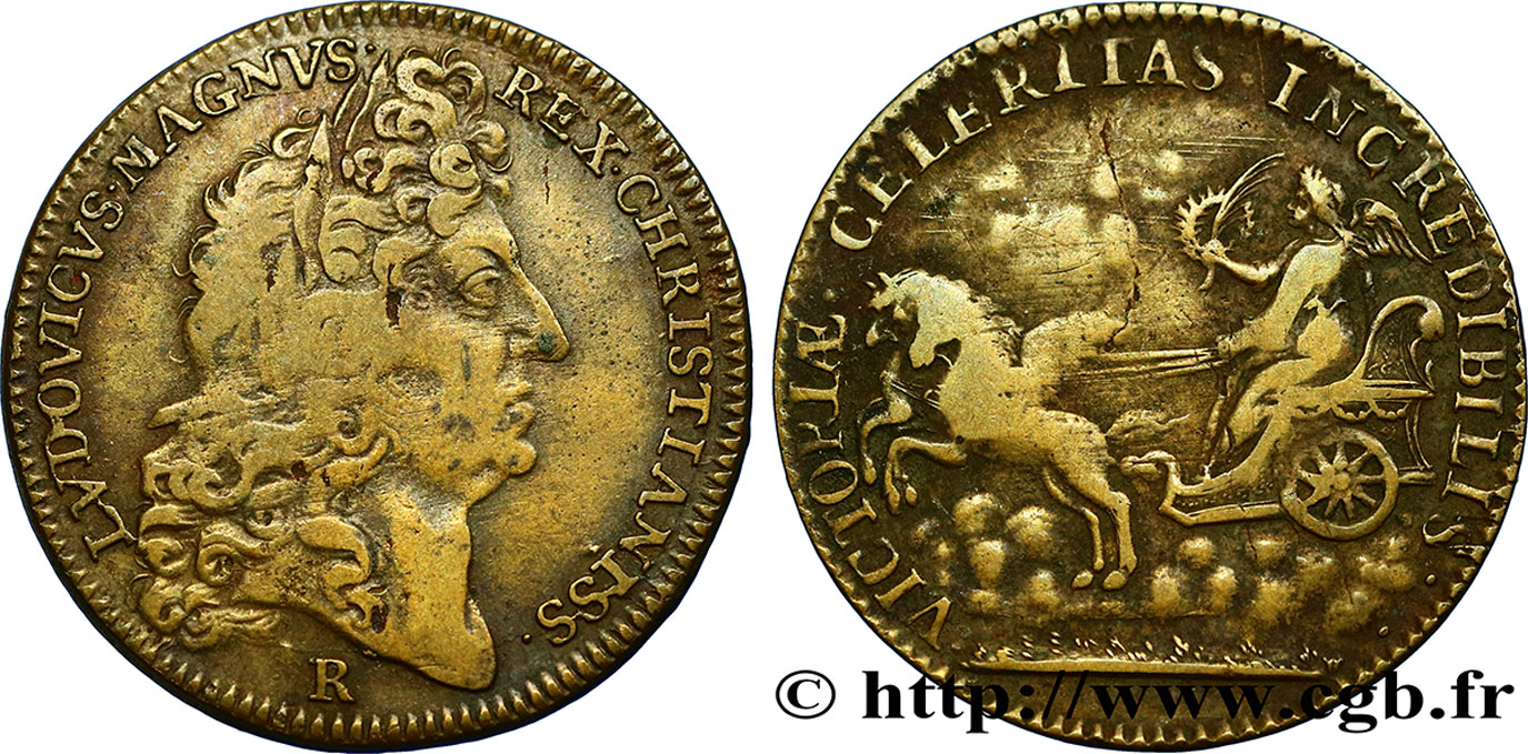 LOUIS XIV LE GRAND ou LE ROI SOLEIL Victoire TTB
