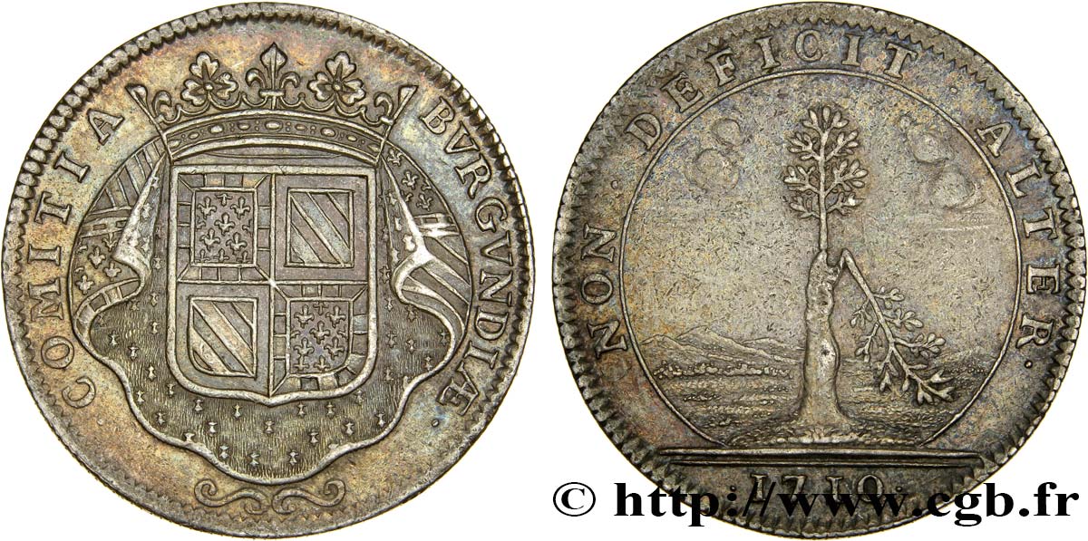 BOURGOGNE (ÉTATS DE ...) Décès d’Henri-Jules de Bourbon, cinquième prince de Condé TTB