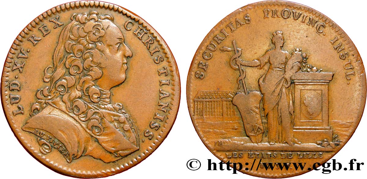LILLE ÉTATS DE LILLE, émission de 1737 TTB