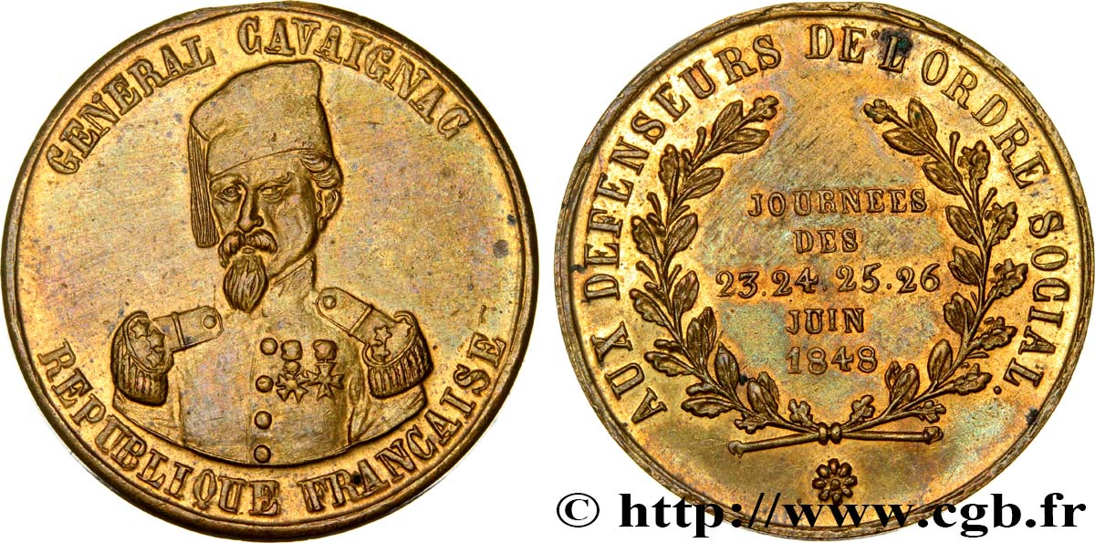 DEUXIÈME RÉPUBLIQUE Général CAVAIGNAC MB