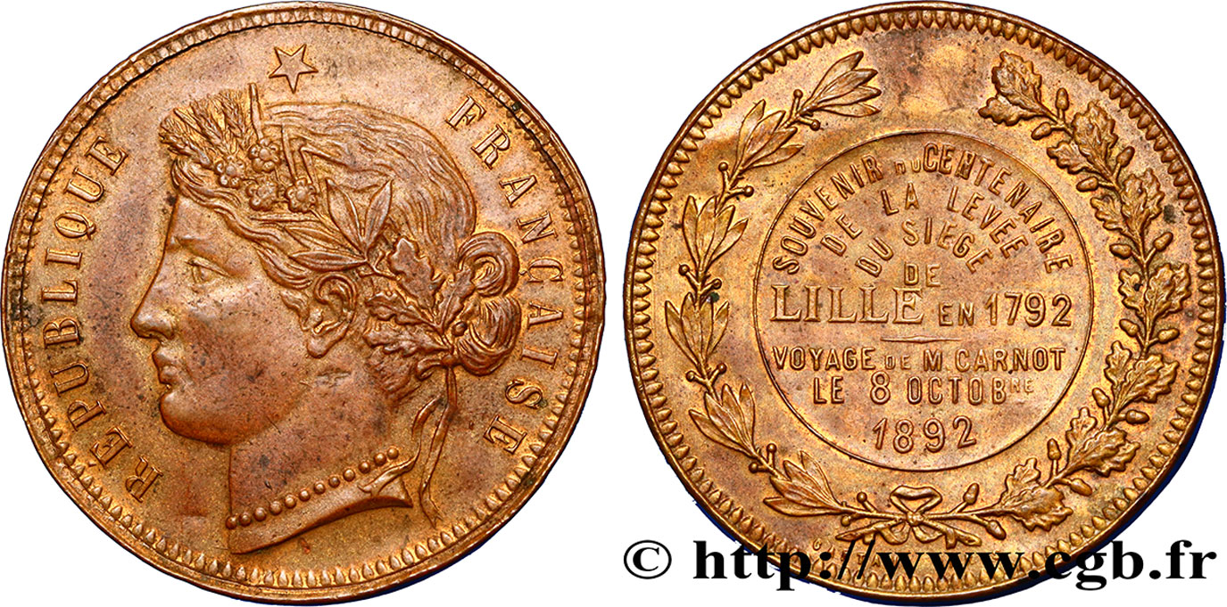 TROISIÈME RÉPUBLIQUE SOUVENIR DES COMBATS DE LILLE SUP