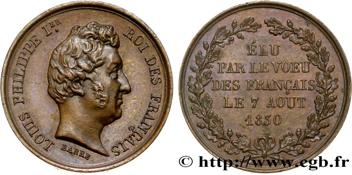 LOUIS-PHILIPPE - LES TROIS GLORIEUSES LOUIS-PHILIPPE Ier, quinaire EBC