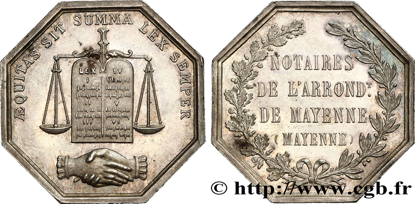 NOTAIRES DU XIXe SIECLE Notaires de Mayenne (arr.) SUP