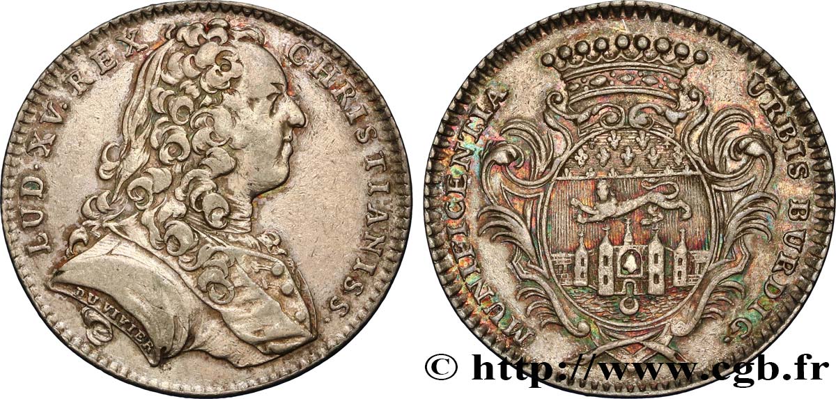 BORDEAUX Récompense de la ville de Bordeaux, émission de 1737 MBC+