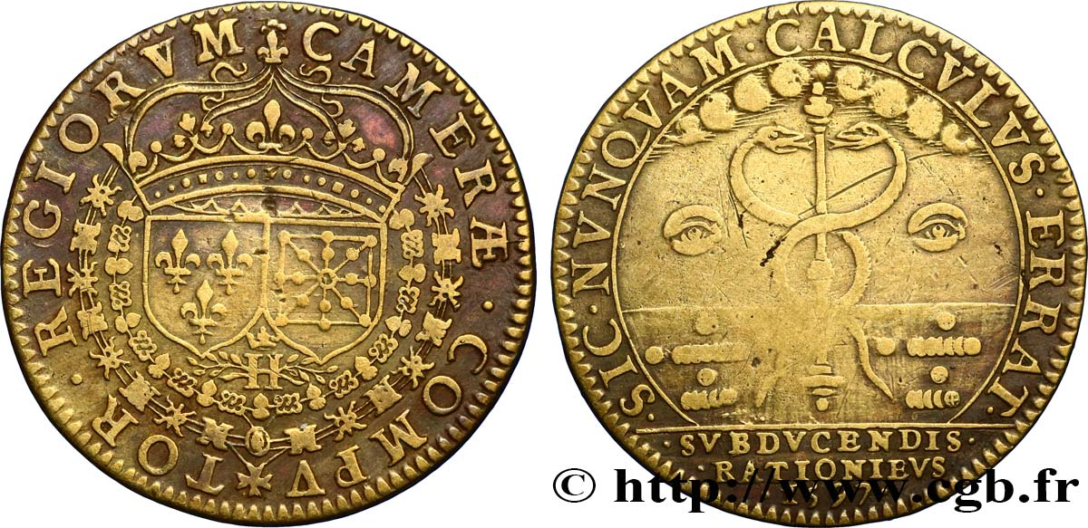 CHAMBRE DES COMPTES DU ROI HENRI IV TTB/TB+