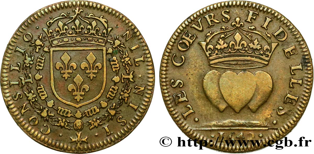 CONSEIL DU ROI Louis XIII TTB