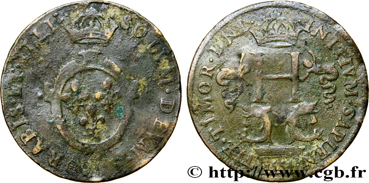 DAUPHINÉ - MISCELLANEOUS JETONS AND TOKENS  HENRI II VF