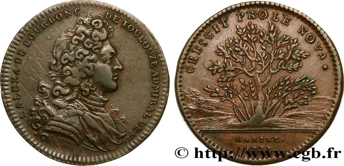 MARINE - GALERES ROYALES Louis-Alexandre de Bourbon, comte de Toulouse TB