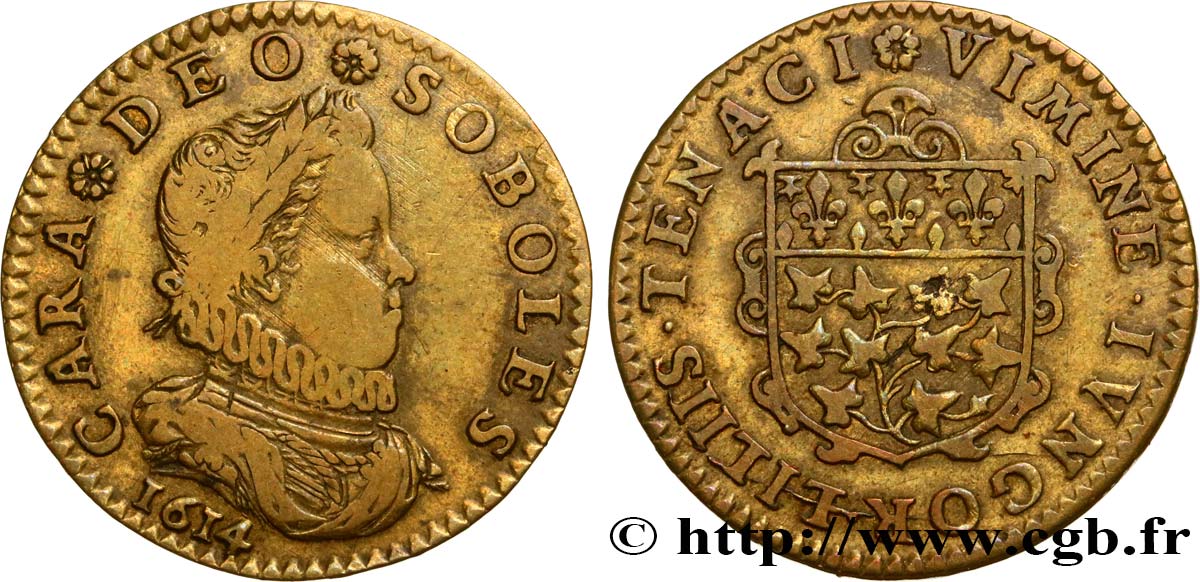 PICARDIE - NOBLESSE ET VILLES LOUIS XIII TB+