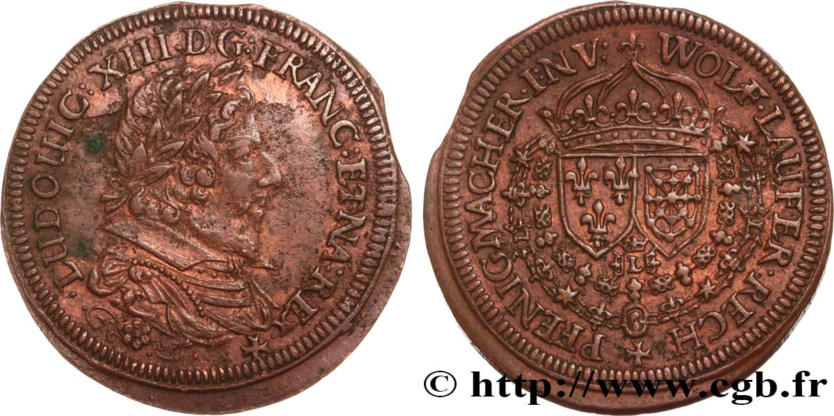 ROUYER - X. NUREMBERG JETONS AND TOKENS Louis XIII XF