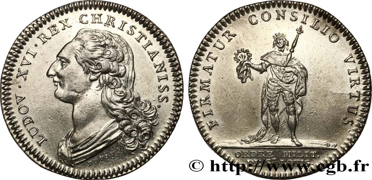 ORDRES DU ROI ORDRE MILITAIRE DE SAINT LOUIS, émission 1776 fVZ