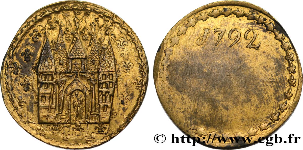 ROUYER - XI. MÉREAUX (TOKENS) AND SIMILAR COINS Méreau de Tournai AU