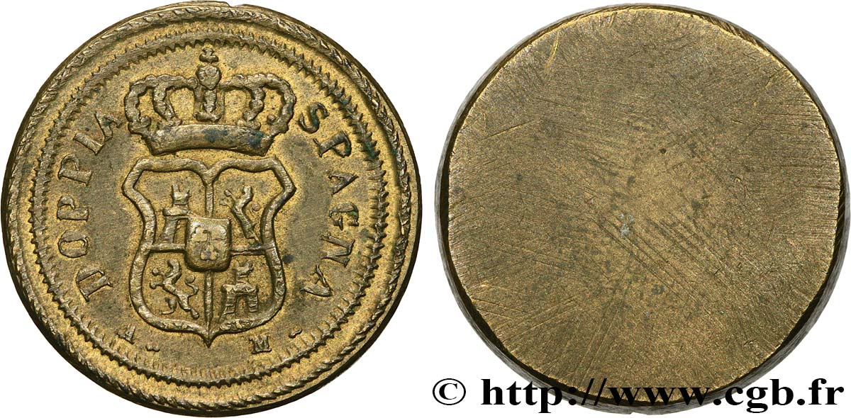 SPANIEN Poids monétaire pour la pièce de 8 Réals - Philippe IV SS