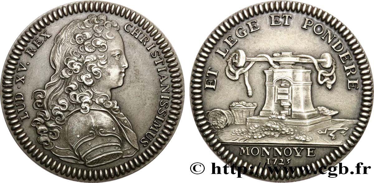 MONNAIE DE PARIS Louis XV - refrappe AU