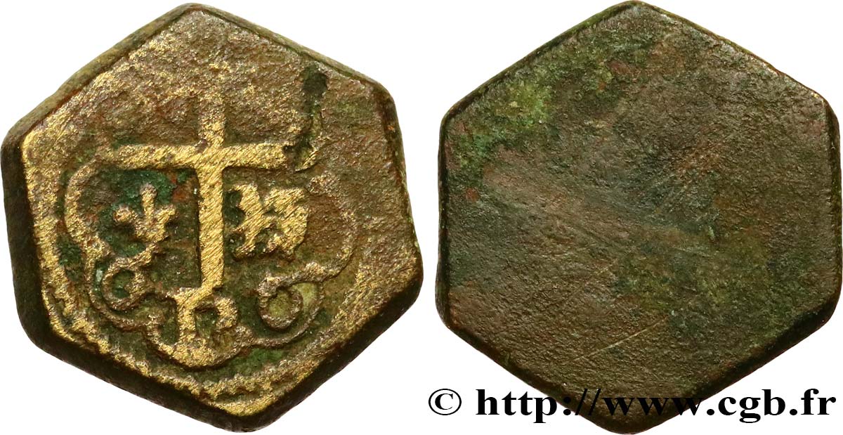 HENRY VI DE LANCASTRE - ROI DE FRANCE (1422-1453) - ROI D ANGLETERRE (1422-1461) et (1470-1471) Poids monétaire pour le salut d or TB+
