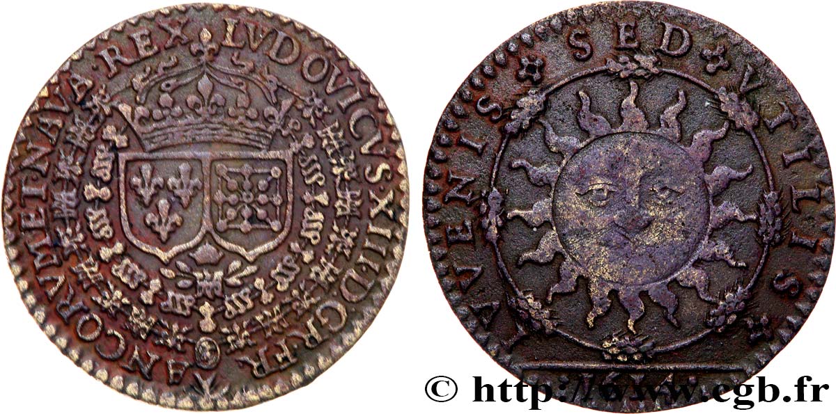 LOUIS XIII LE JUSTE Majorité du Roi TTB+