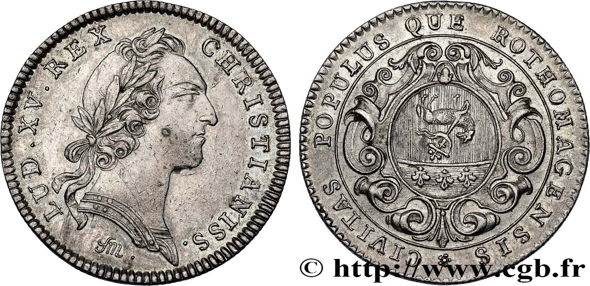ROUEN (VILLE DE...) Louis XV TTB+