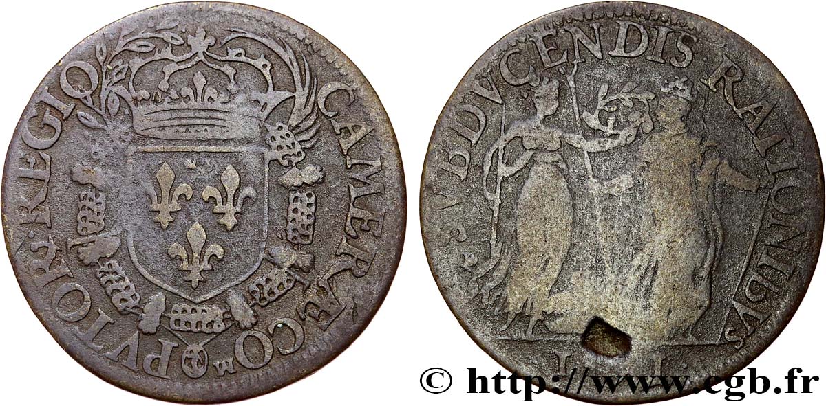 CHAMBRE DES COMPTES DU ROI / ACCOUNTS CHAMBER OF THE KING Charles IX VF
