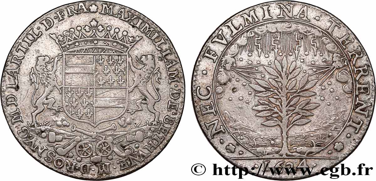 ARTILLERIE Maximilien de Bethune, gouverneur de Mantes, grand maître TTB+