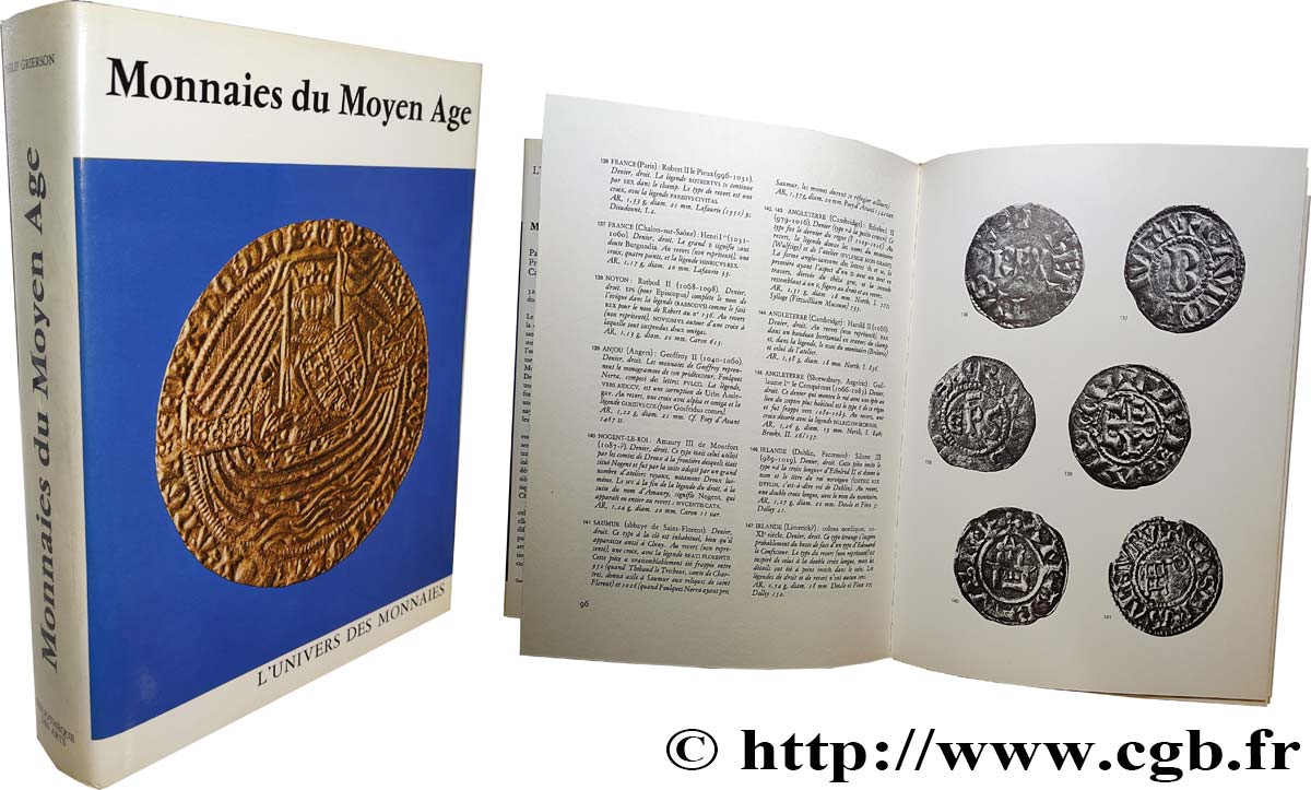 BOOKS - ROYAL, MEROVINGIAN, CAROLINGIAN AND CAPETIAN COINS GRIERSON P., Monnaies du Moyen-Age XF