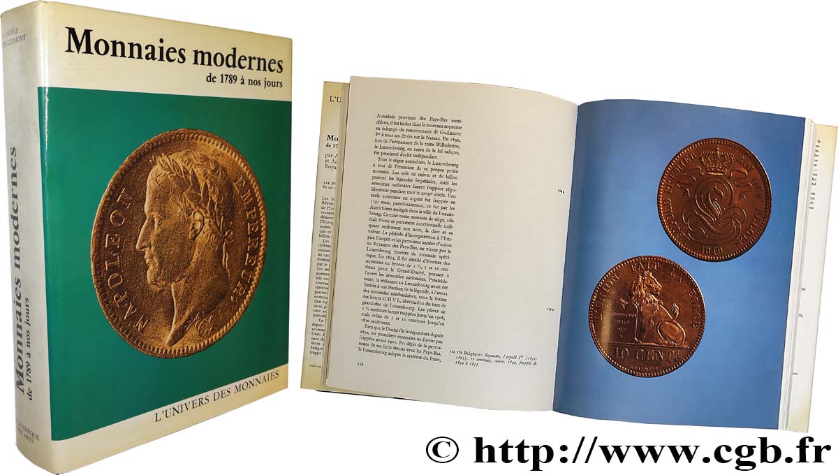 BOOKS - ROYAL, MEROVINGIAN, CAROLINGIAN AND CAPETIAN COINS DOWLE A., CLERMONT A. de Monnaies Modernes XF