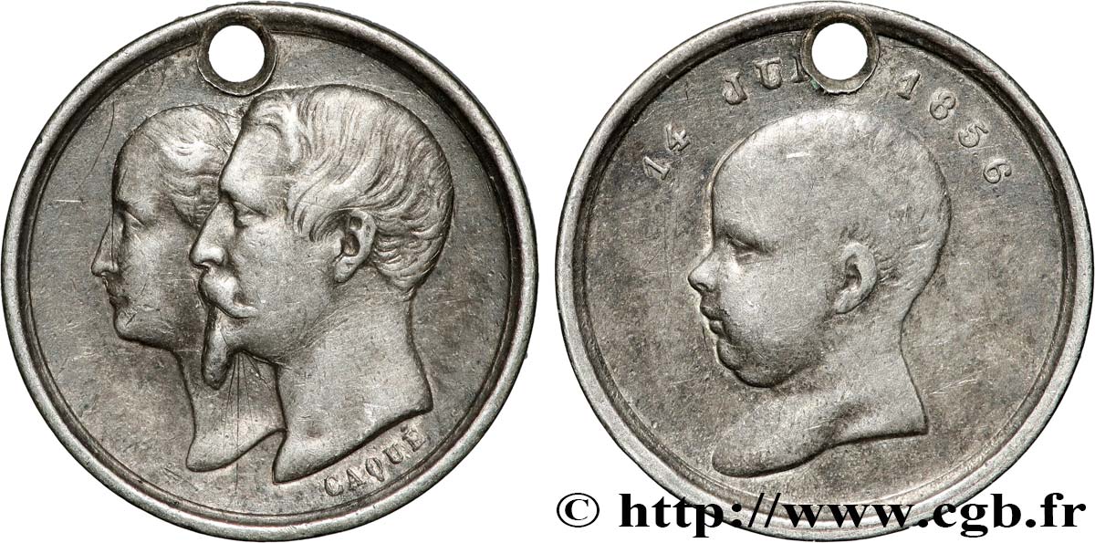 NAPOLÉON IV Naissance - quinaire TTB