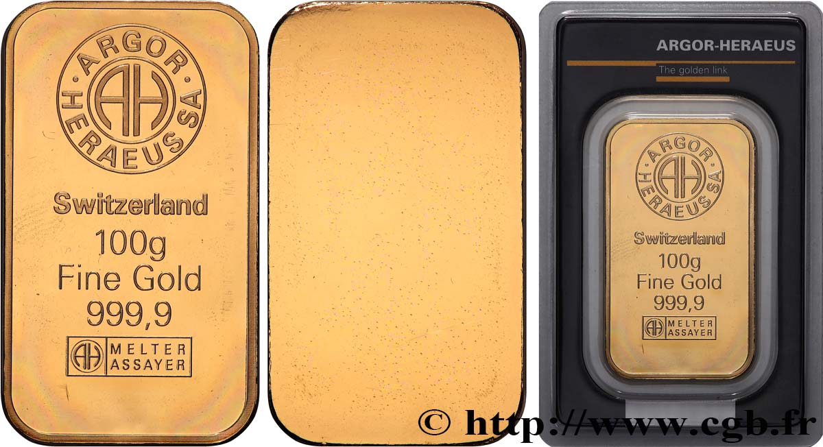 INVESTMENT GOLD Lingotin de 100 grammes - OR 999,9 FDC
