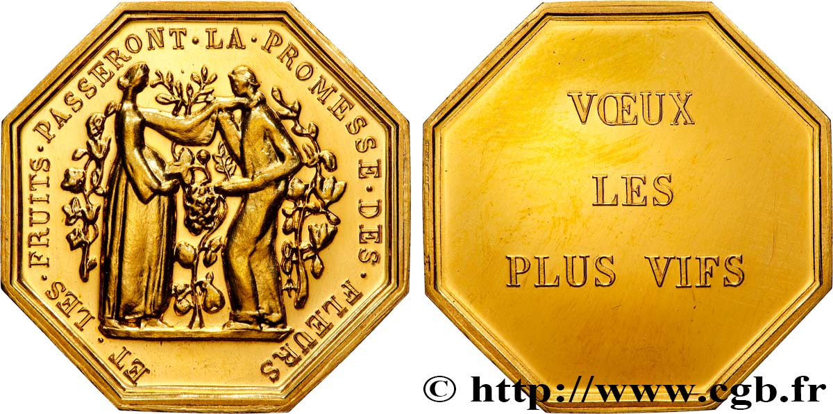 AMOUR ET MARIAGE Jeton de voeux SUP