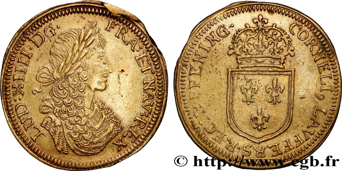 ROUYER - X. JETONS DE NUREMBERG Cornelius Lauffer, jeton de compte TTB+