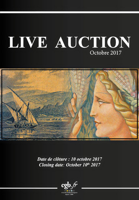 Live Auction Billets Octobre 2017 CORNU Joël, DESSAL Jean-Marc, VANDERVINCK Claire